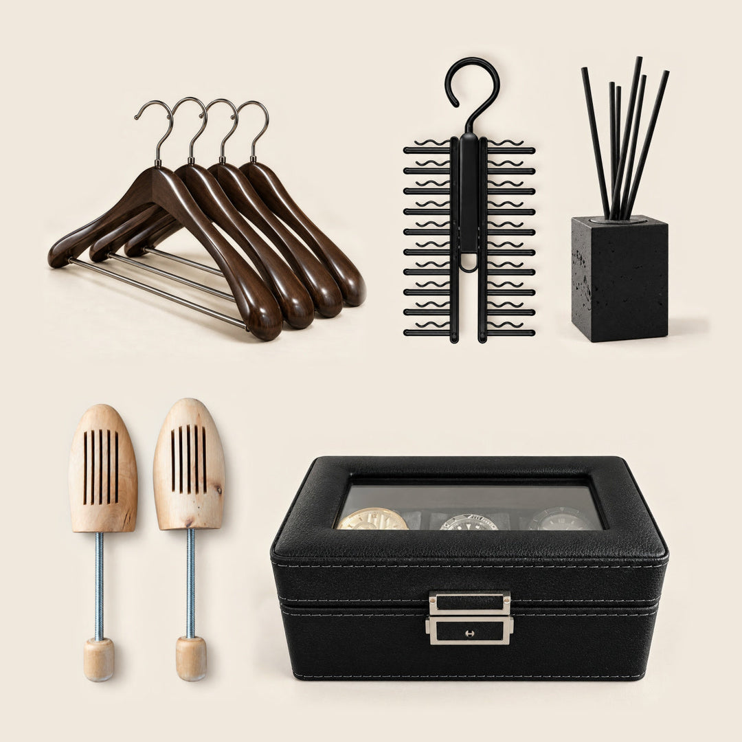 Coffret Le Dressing — composition fond uni